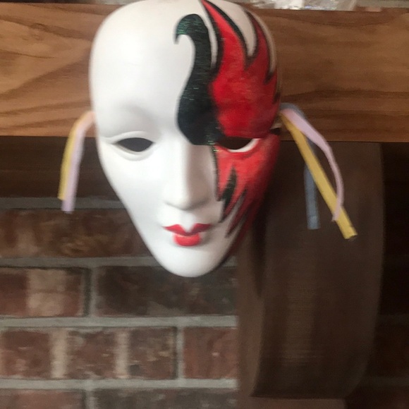 Rare Vintage Hand Painted Porcelain Mask‼️Final Price Drop - Picture 16 of 16